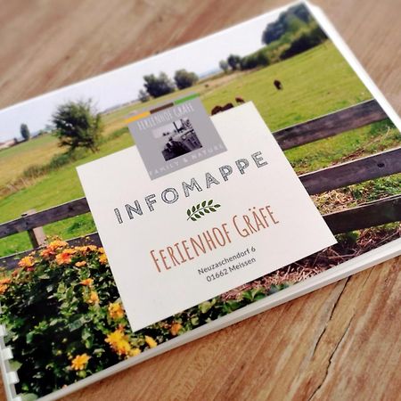 Ferienhof Graefe - 3-Seiten Hof Mit Grossem Garten, Pool & Sauna Meißen Eksteriør billede